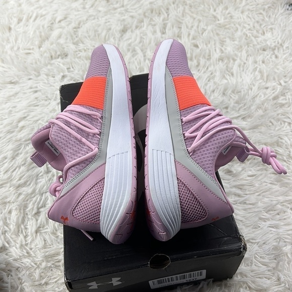 Under Armour Women's Breathe Lace NM2 Sneaker, Pink Fog/Gray Flux - Picture 5 of 8